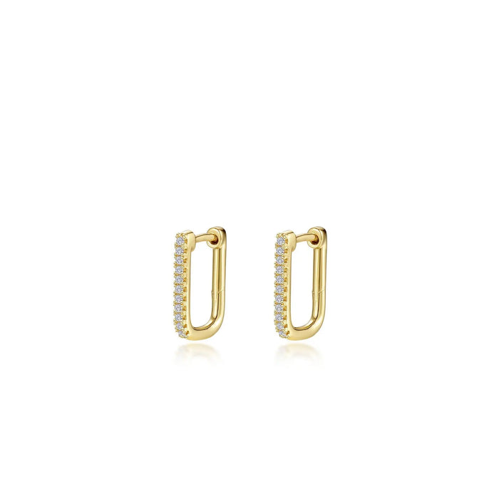 Small Rectangle Hoop Earrings Lafonn