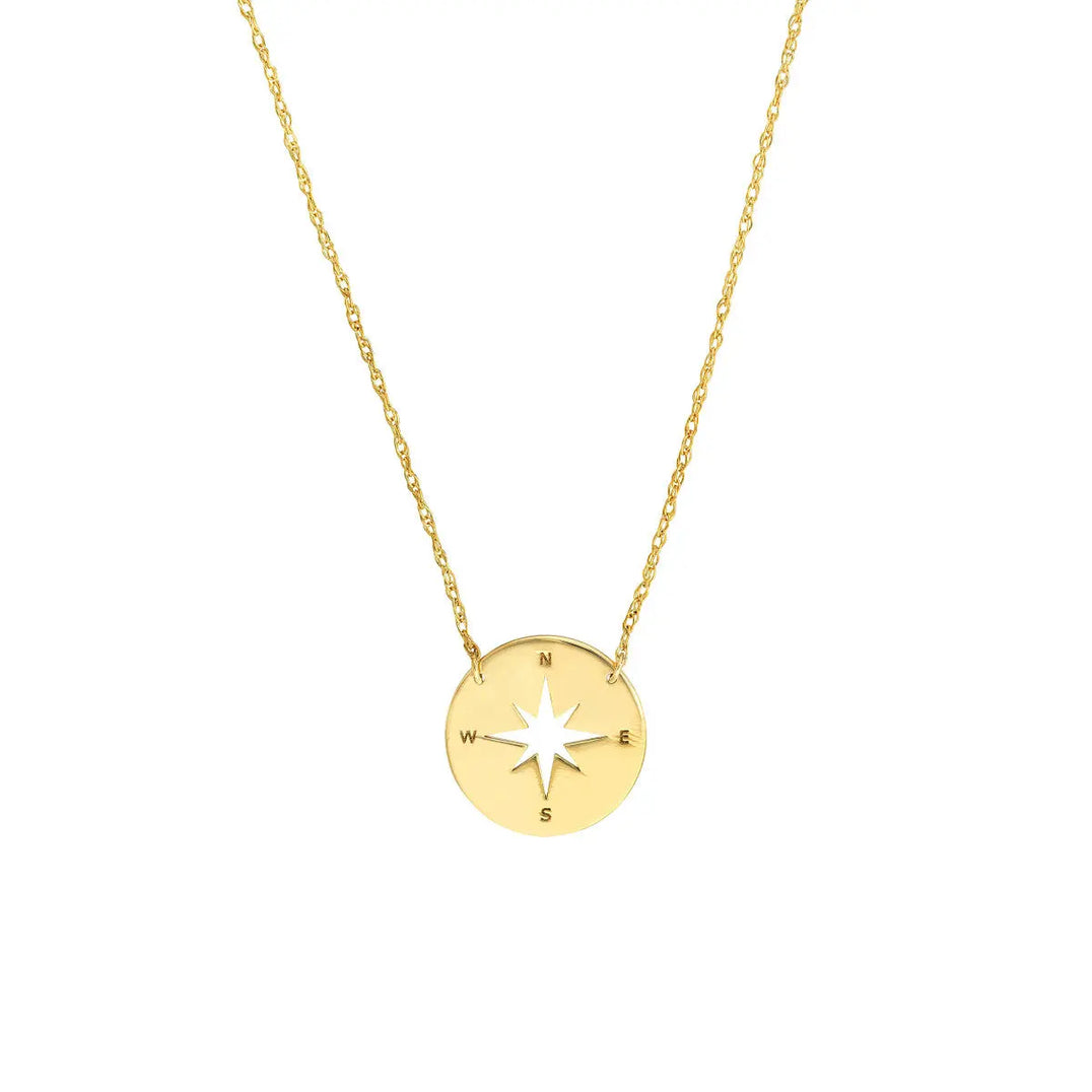So you! Compass Rose Necklace Midas