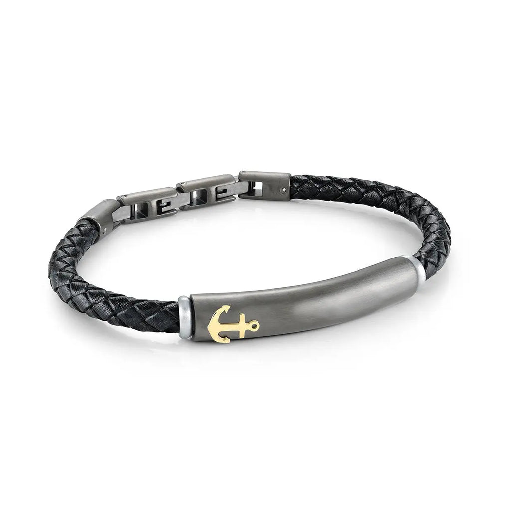 Stainless Steel Bracelet with Anchor Italgem