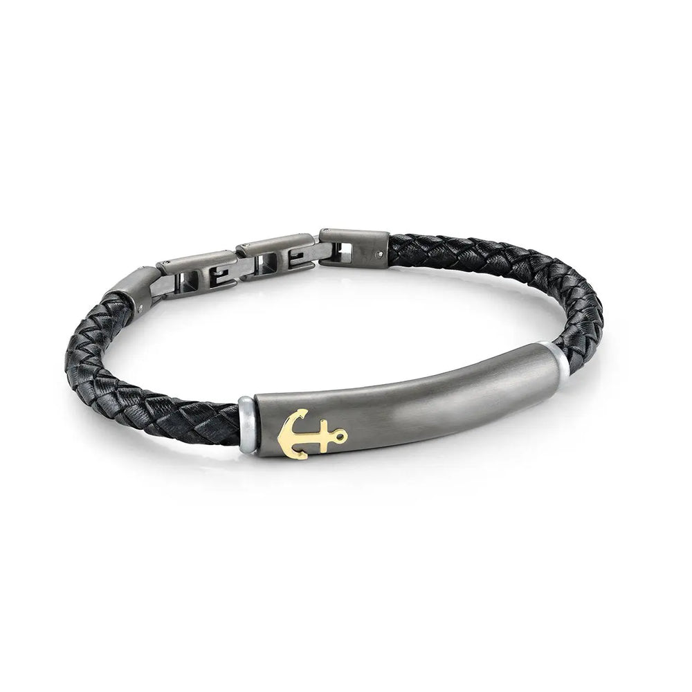 Stainless Steel Bracelet with Anchor Italgem