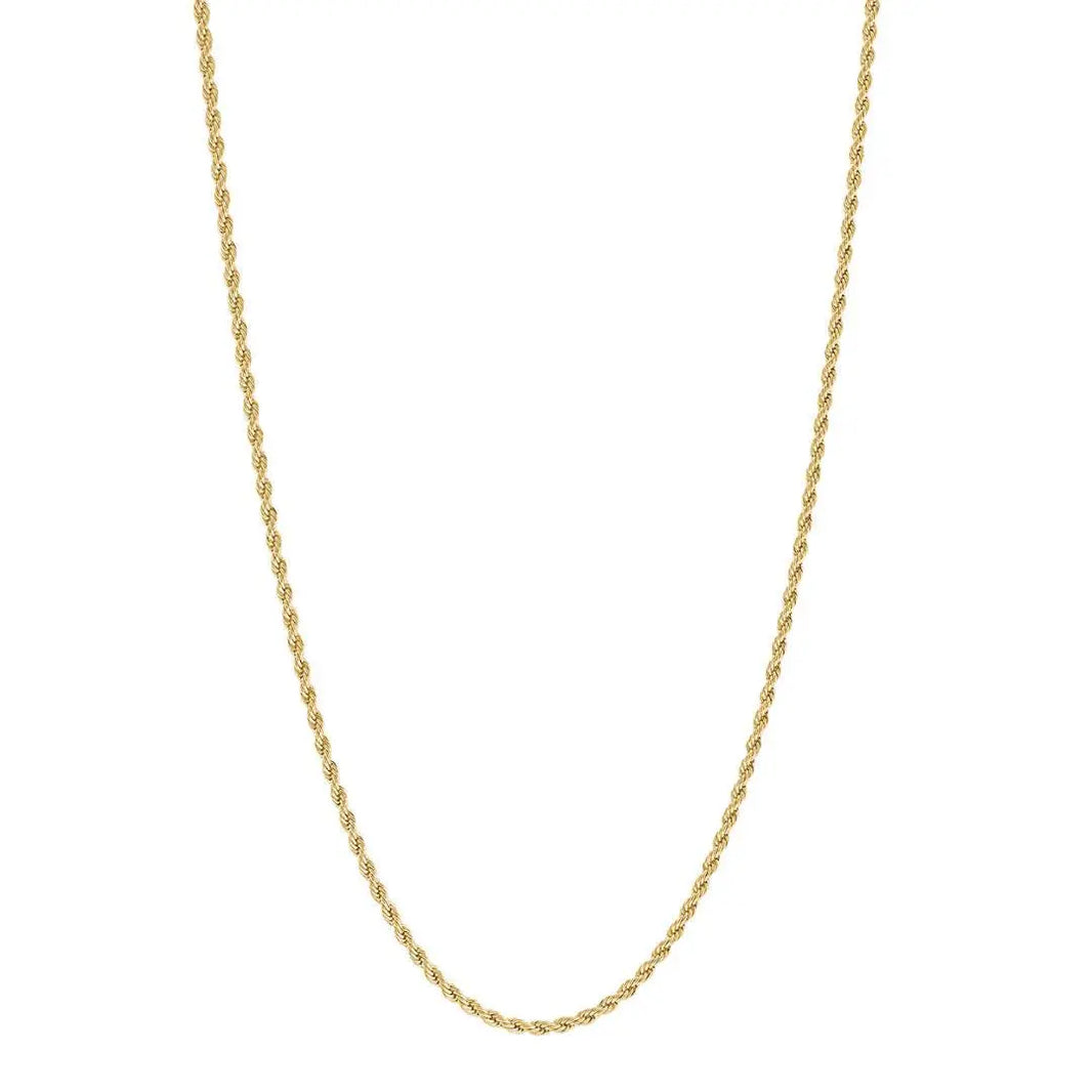 Stainless Steel Ion Plated Rope Chain Italgem