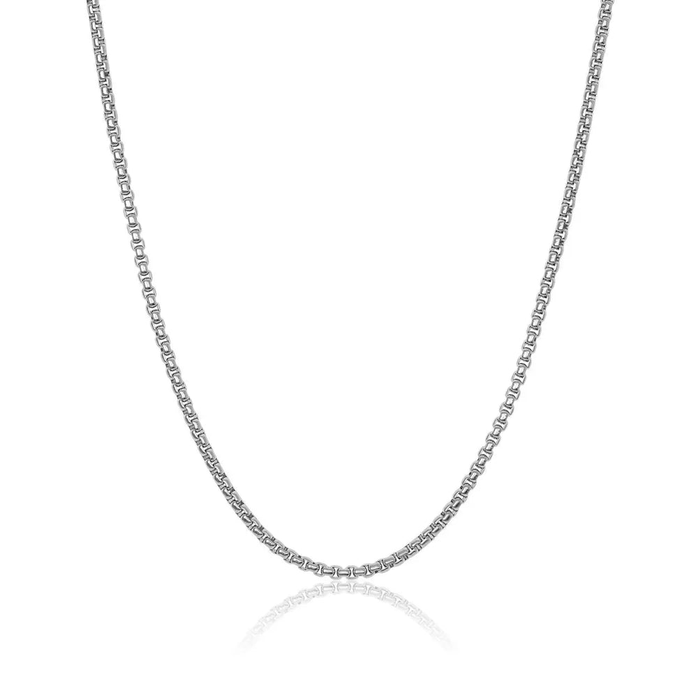 Stainless Steel Round Box Chain Italgem