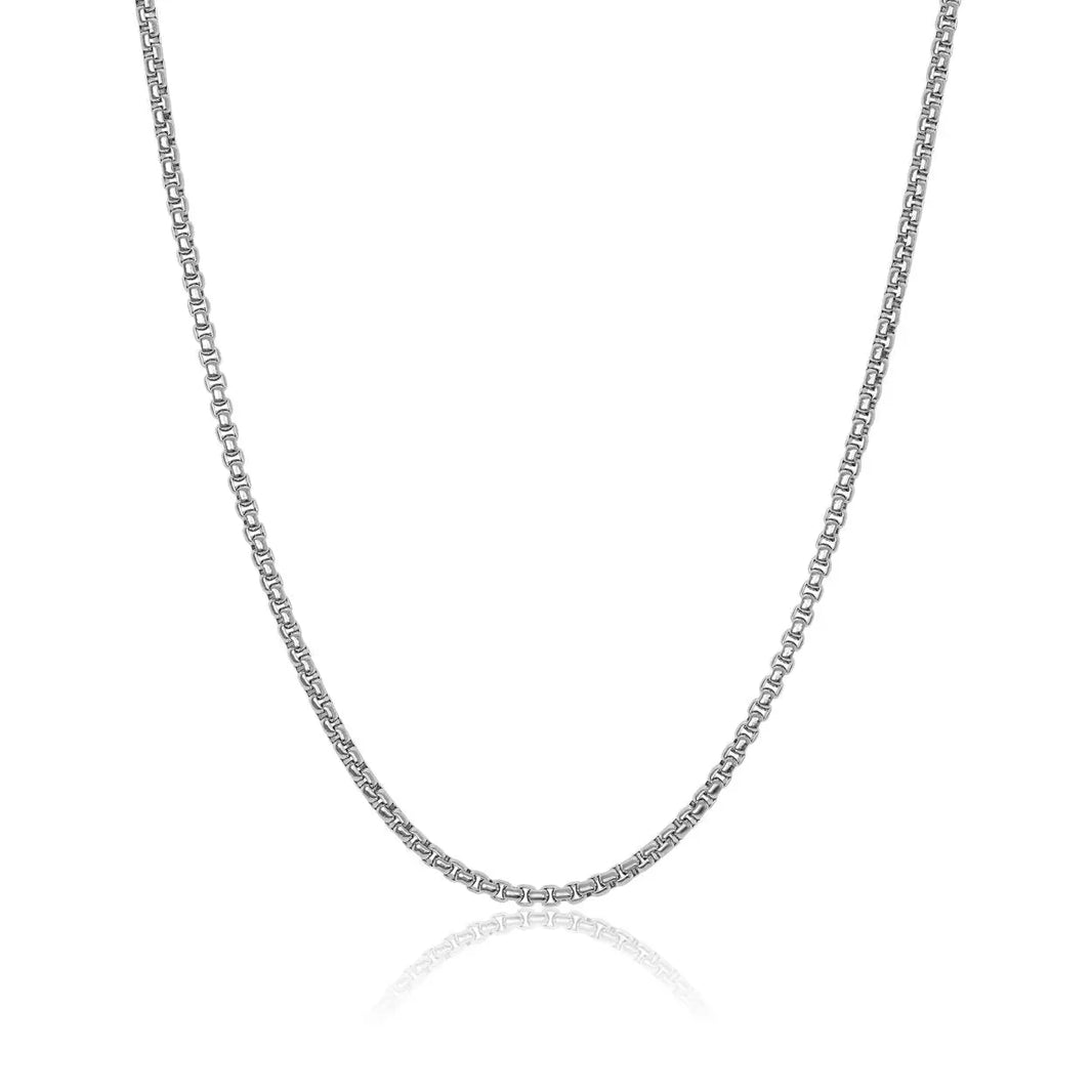 Stainless Steel Round Box Chain Italgem