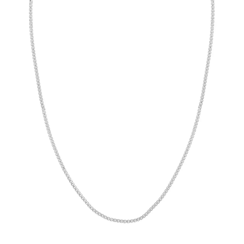 Sterling Silver Box Link Chain Reko