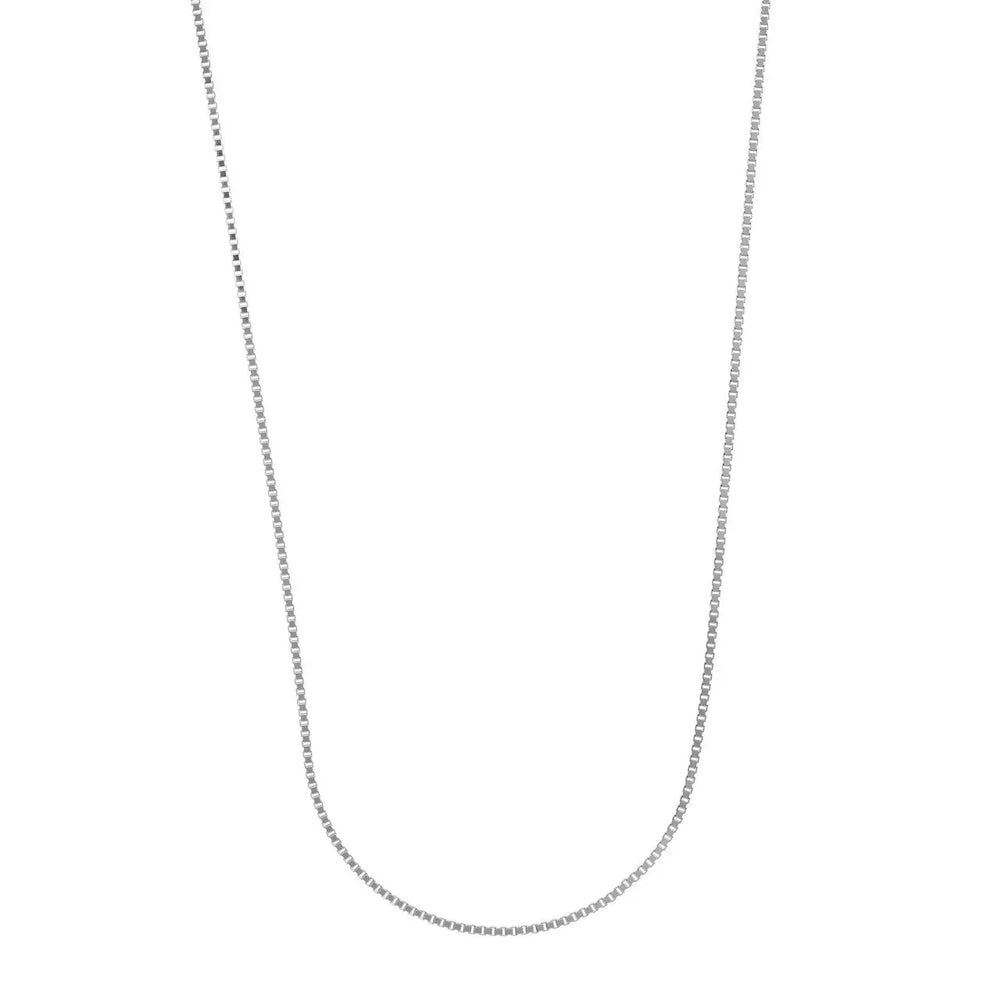 Sterling Silver Box Link Chain Reko