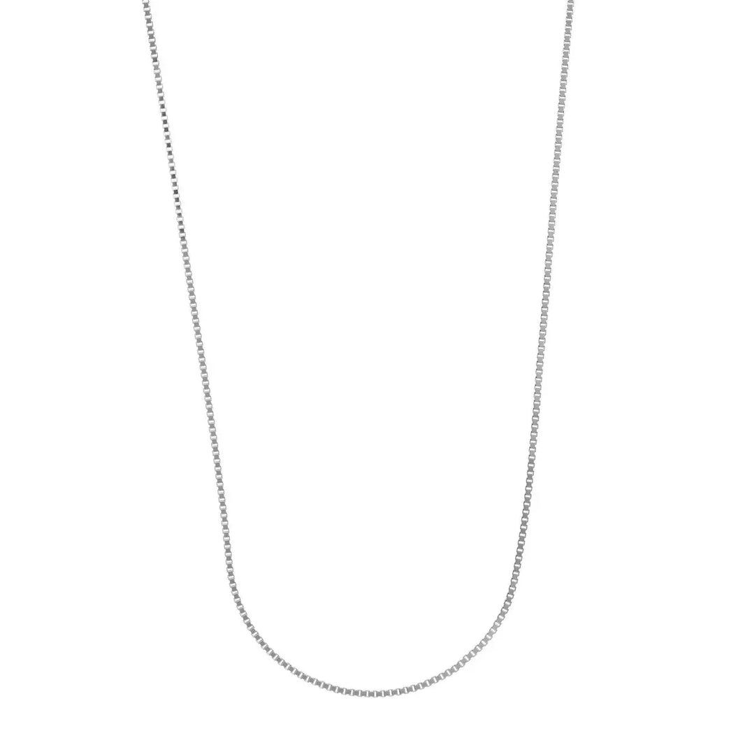 Sterling Silver Box Link Chain Reko