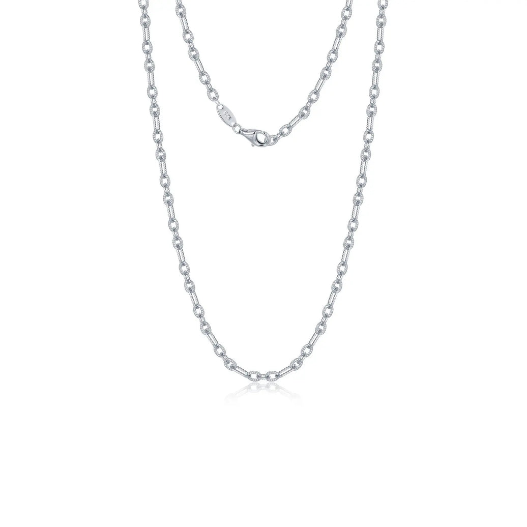 Sterling Silver Fancy Link Chain Lafonn