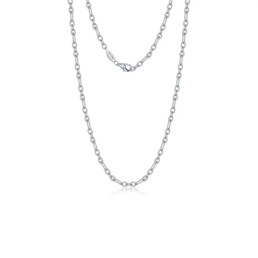 Sterling Silver Fancy Link Chain Lafonn