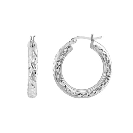 Sterling Silver Hoops Midas