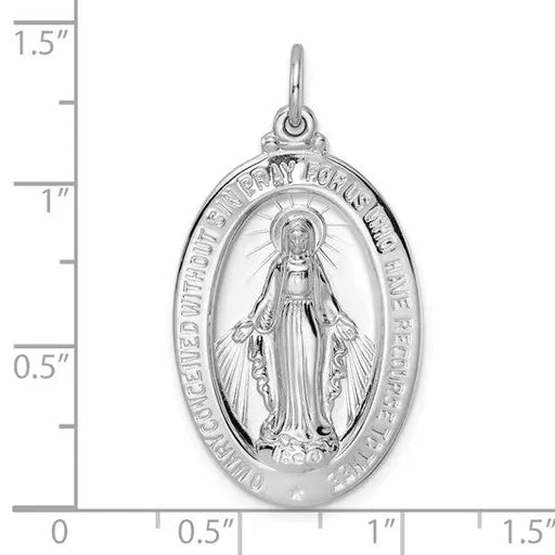 Sterling Silver Miraculous Medal Quality Gold of Cincinnati