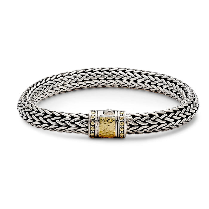 Sterling Silver Woven Bracelet Samuel B Collection