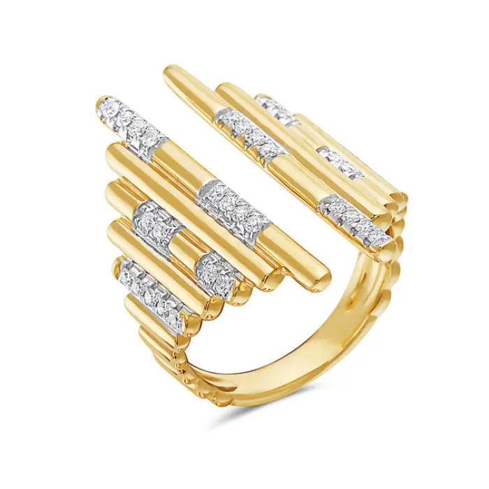 Tapered diamond fashion ring Bassali