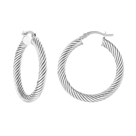 Twist Hoop Earrings Midas