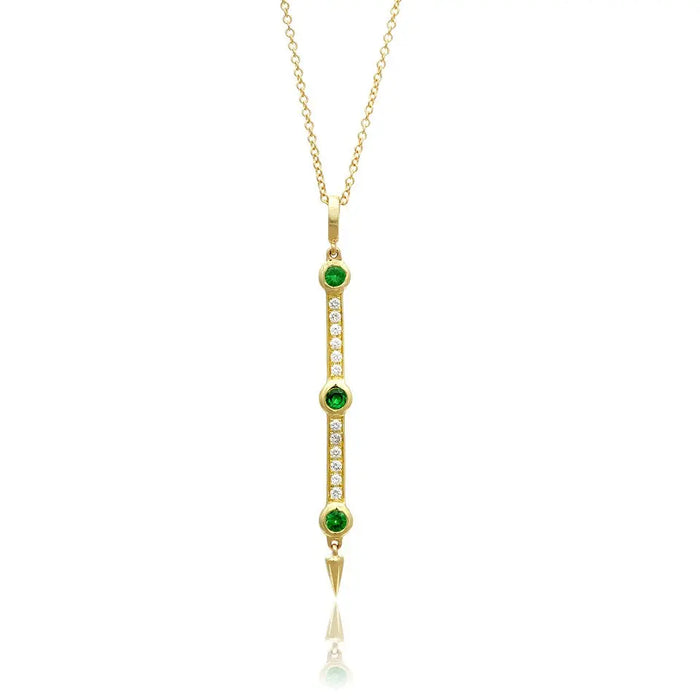 Vertical Bar Pendant Irthly Jewelled Adornments