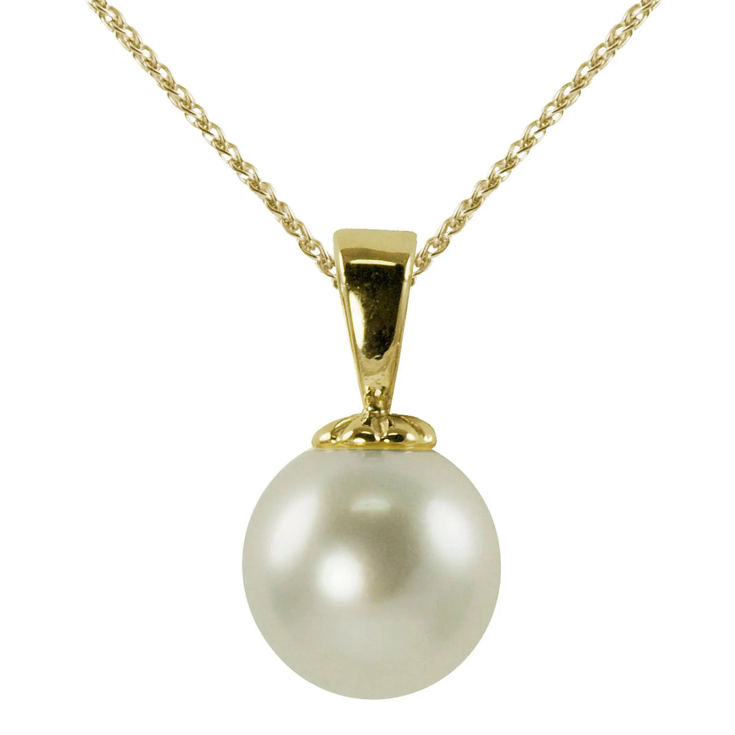 Yellow Gold Pearl Drop Imperial-Deltah, Inc.