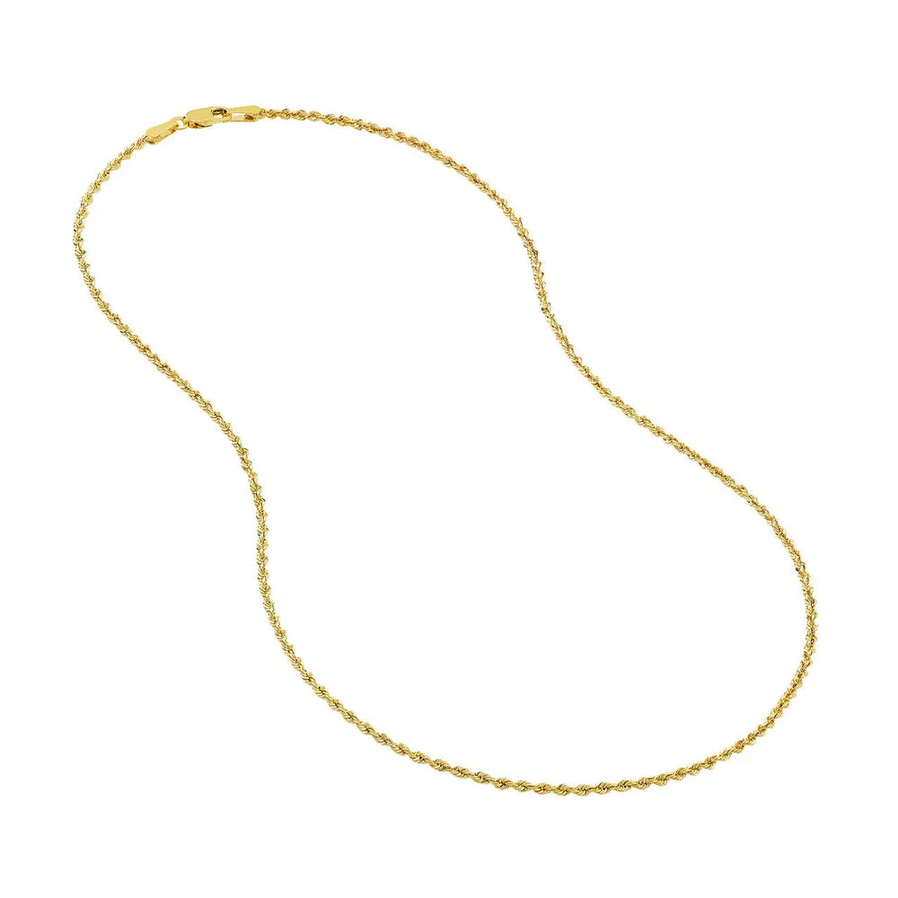 Yellow Gold Rope Chain Reko