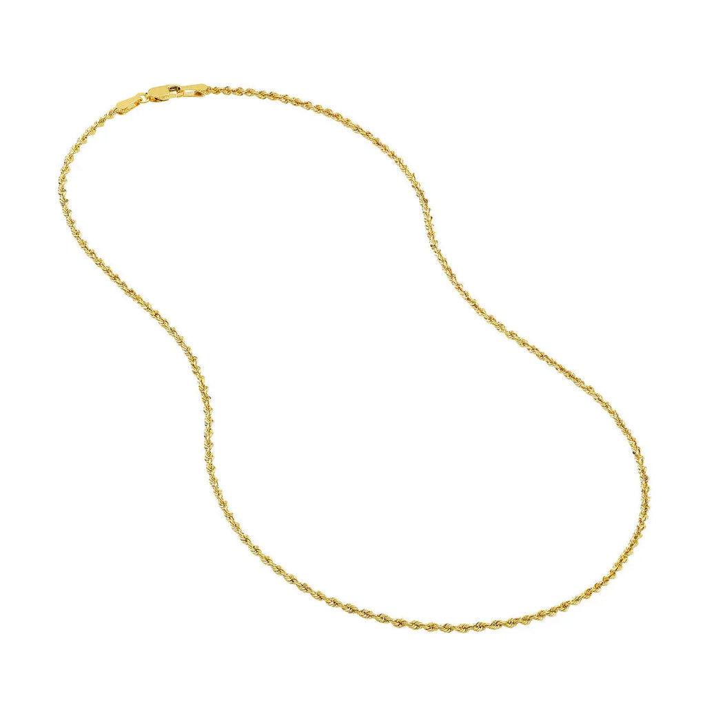 Yellow Gold Rope Chain Reko