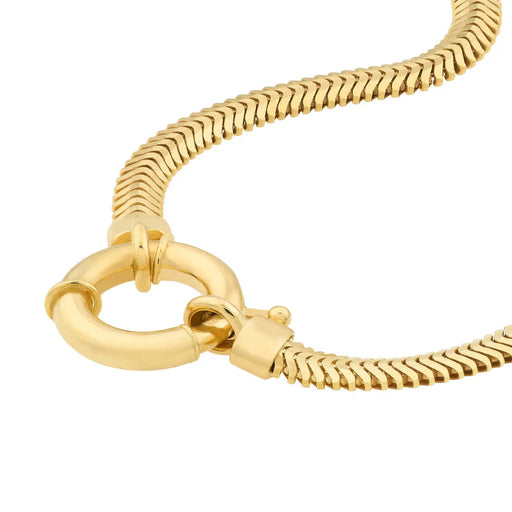 Yellow Gold Snake Chain Midas