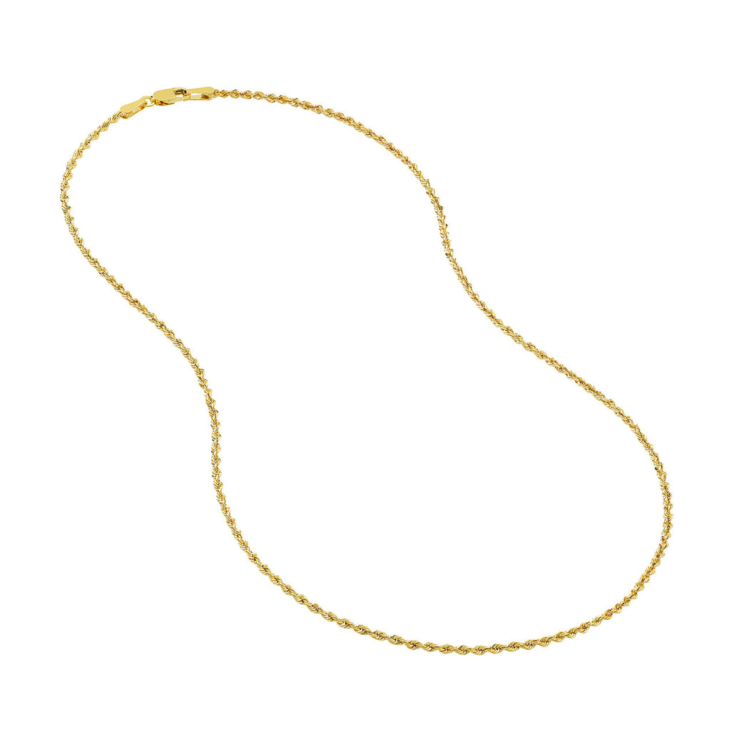 Yellow Gold Rope Chain