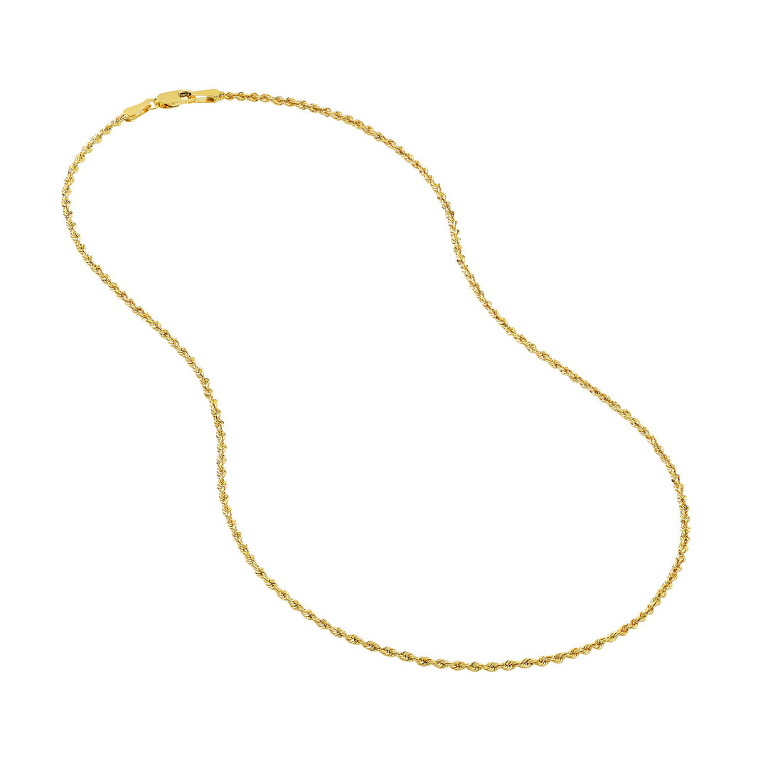Yellow Gold Rope Chain